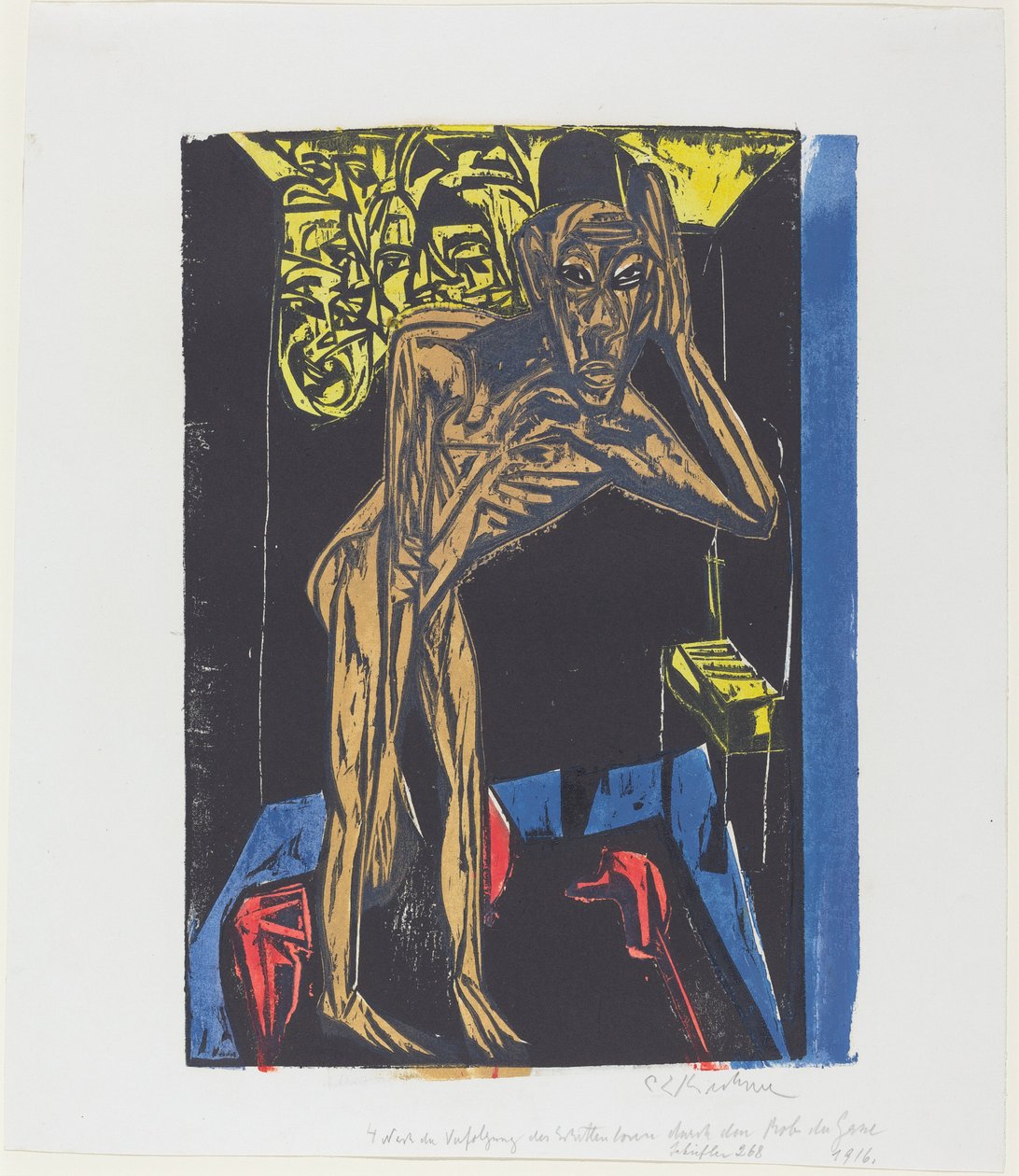 Peter Schlemihls wundersame Geschichte: Schlemihl in der Einsamkeit des Zimmers von Ernst Ludwig Kirchner