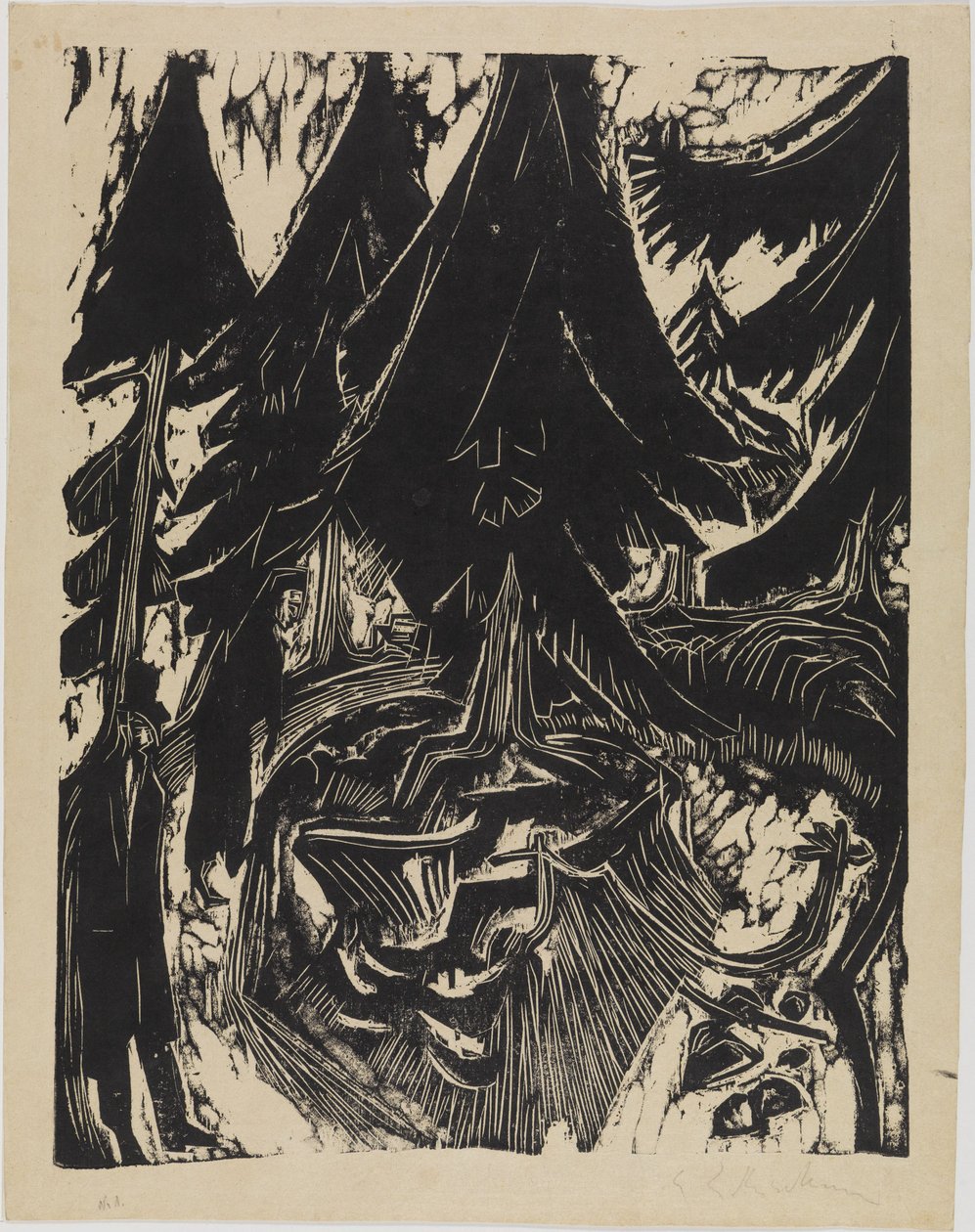 Sanatoriumsspaziergang von Ernst Ludwig Kirchner