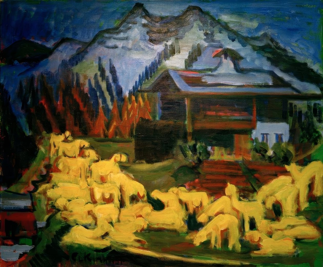 Schafherde von Ernst Ludwig Kirchner