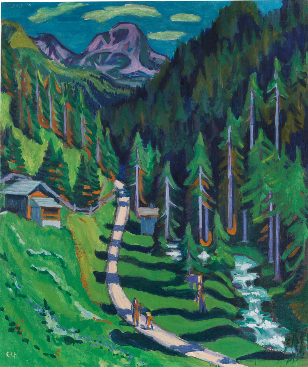 Sertigweg, 1937 von Ernst Ludwig Kirchner