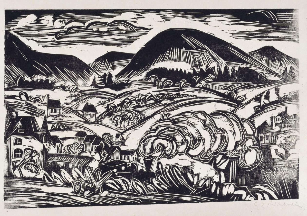 Taunuslandschaft von Ernst Ludwig Kirchner