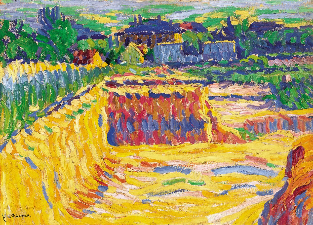 Die Lehmgrube, um 1906 von Ernst Ludwig Kirchner