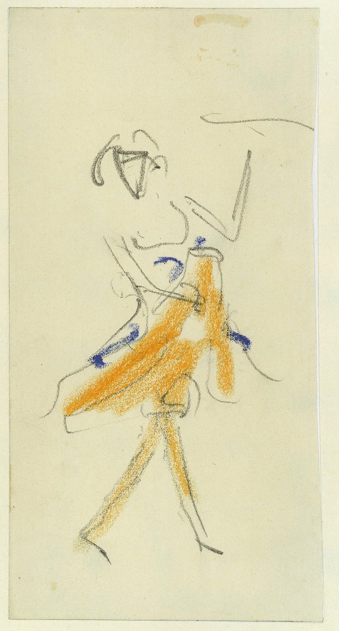Eine Tänzerin von Ernst Ludwig Kirchner