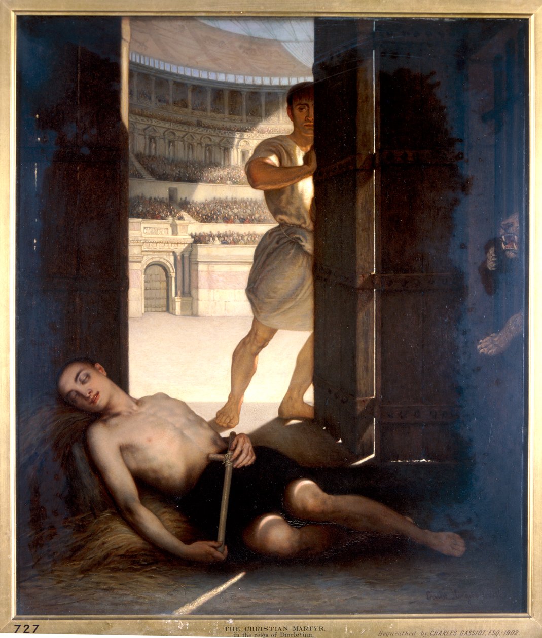 Ein christlicher Märtyrer, 1863 von Ernst Slingeneyer