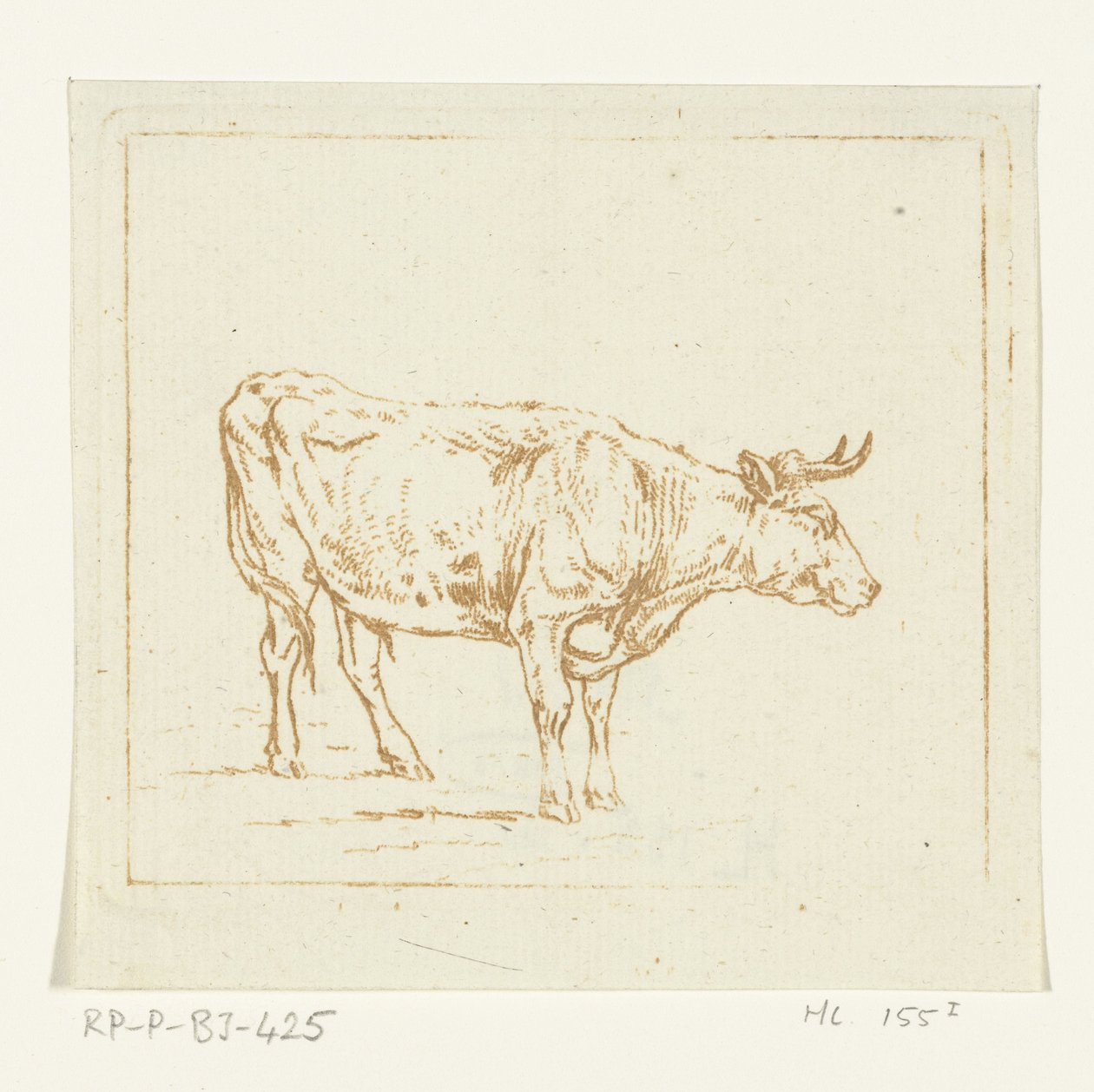 Stier stehend, nach rechts von Ernst Willem Jan Bagelaar