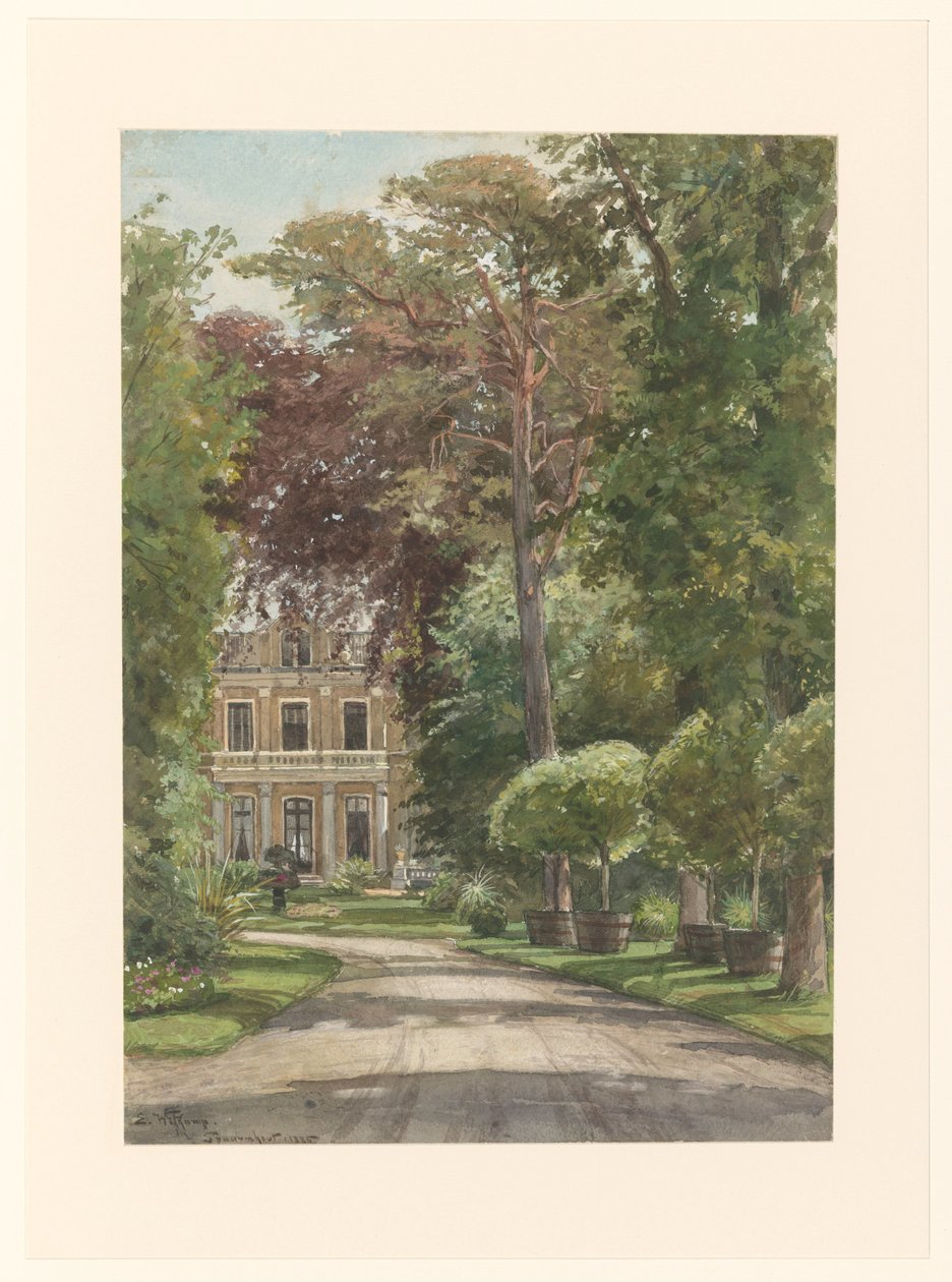 Das Landgut Spaarnhout von Ernst Witkamp (signed by artist)