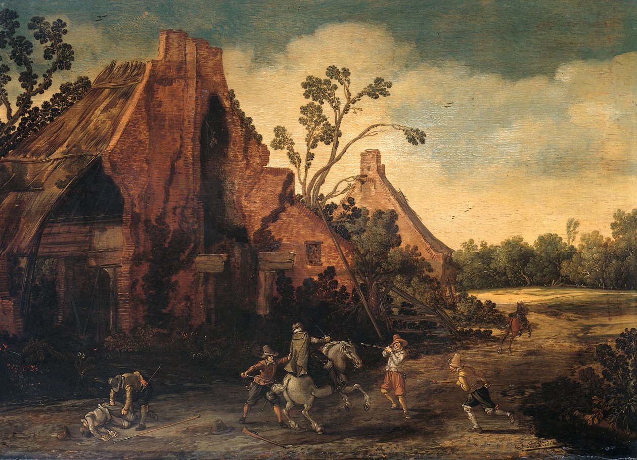 Der Raub von Esaias I van de Velde