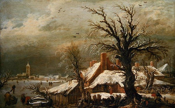Winterlandschaft von Esaias I van de Velde