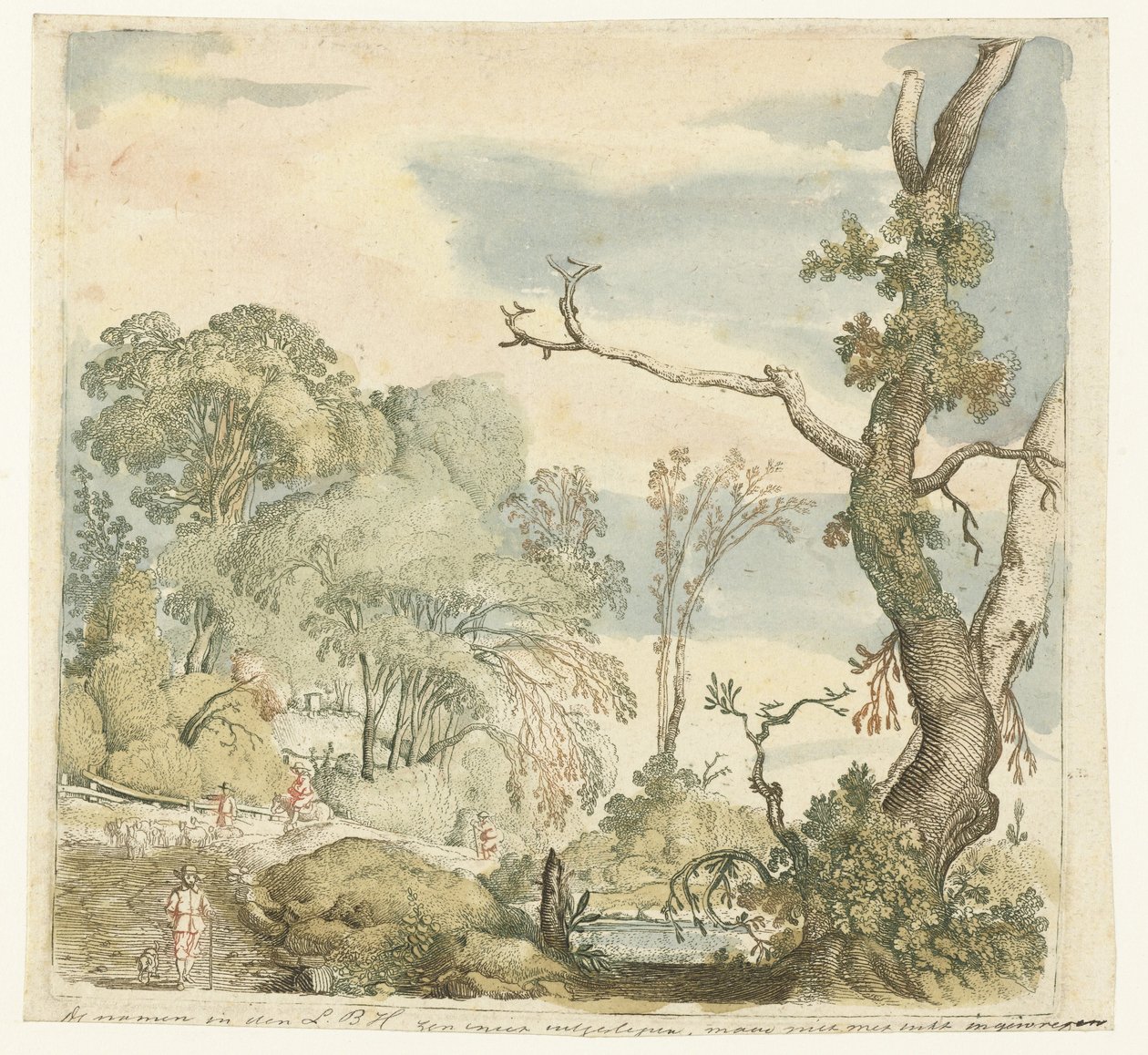 Landschaft mit Bäumen von Esaias van de Velde