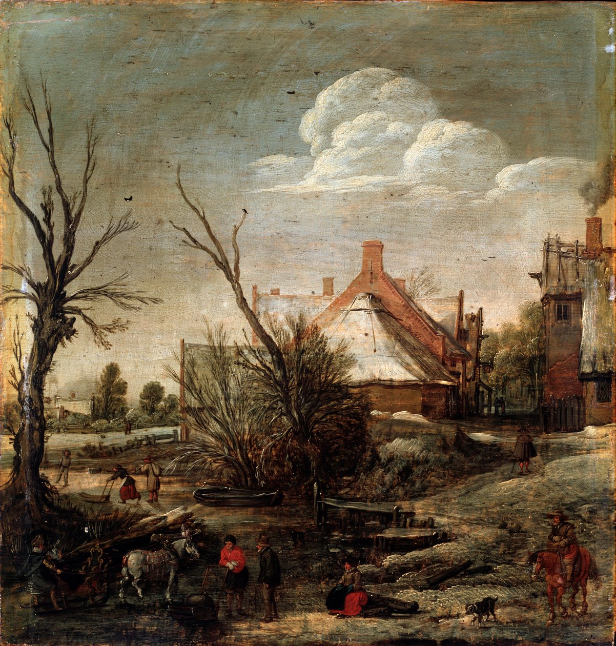 Winter, 17. Jahrhundert von Esaias van de Velde