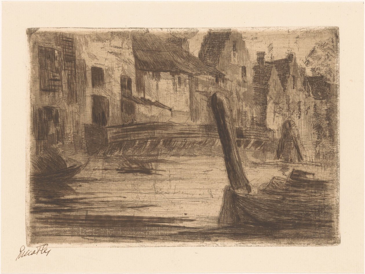 Dordrecht von Etha Fles (signed by artist)