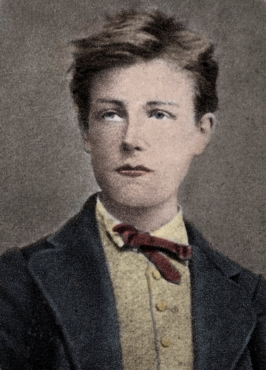 Arthur Rimbaud, französischer Dichter und Abenteurer - Porträt von Arthur Rimbaud (1859 - 1891) im Alter von 17 Jahren. Fotografie von Carjat. von Etienne (after) Carjat