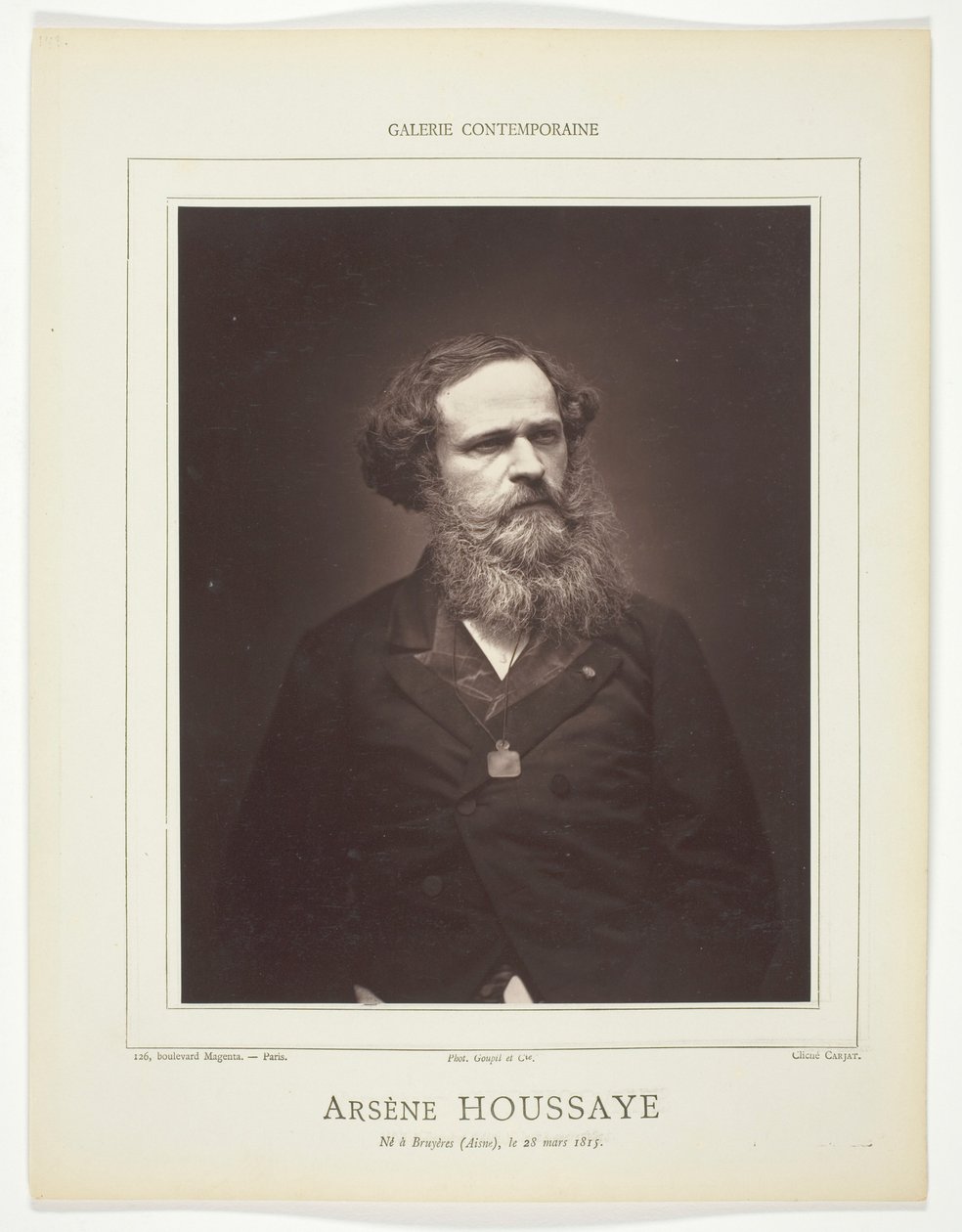 Arsène Houssaye von Etienne Carjat