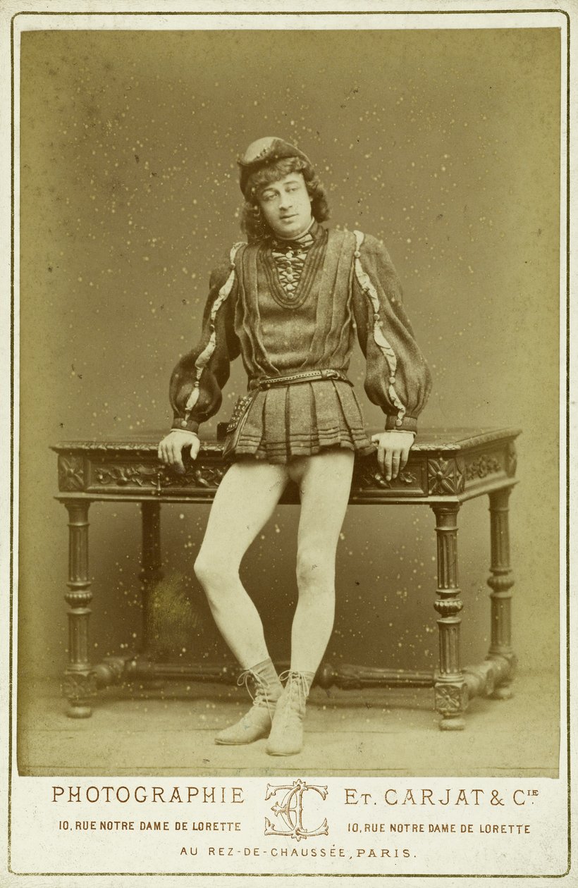 Charley in der Rolle des Jehan Frollo von Etienne Carjat
