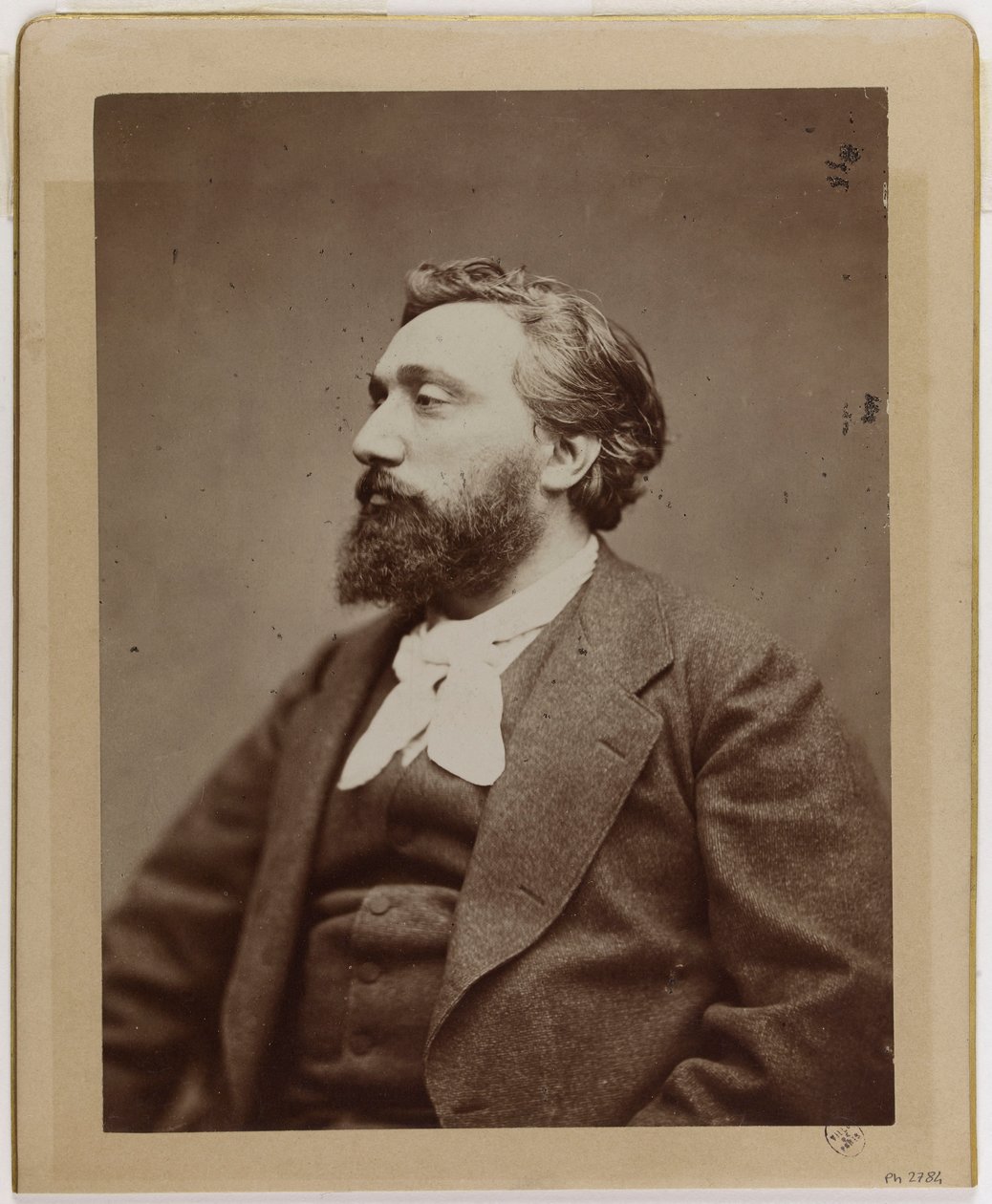 Léon Gambetta (1838-1882), Anwalt und Politiker. von Etienne Carjat