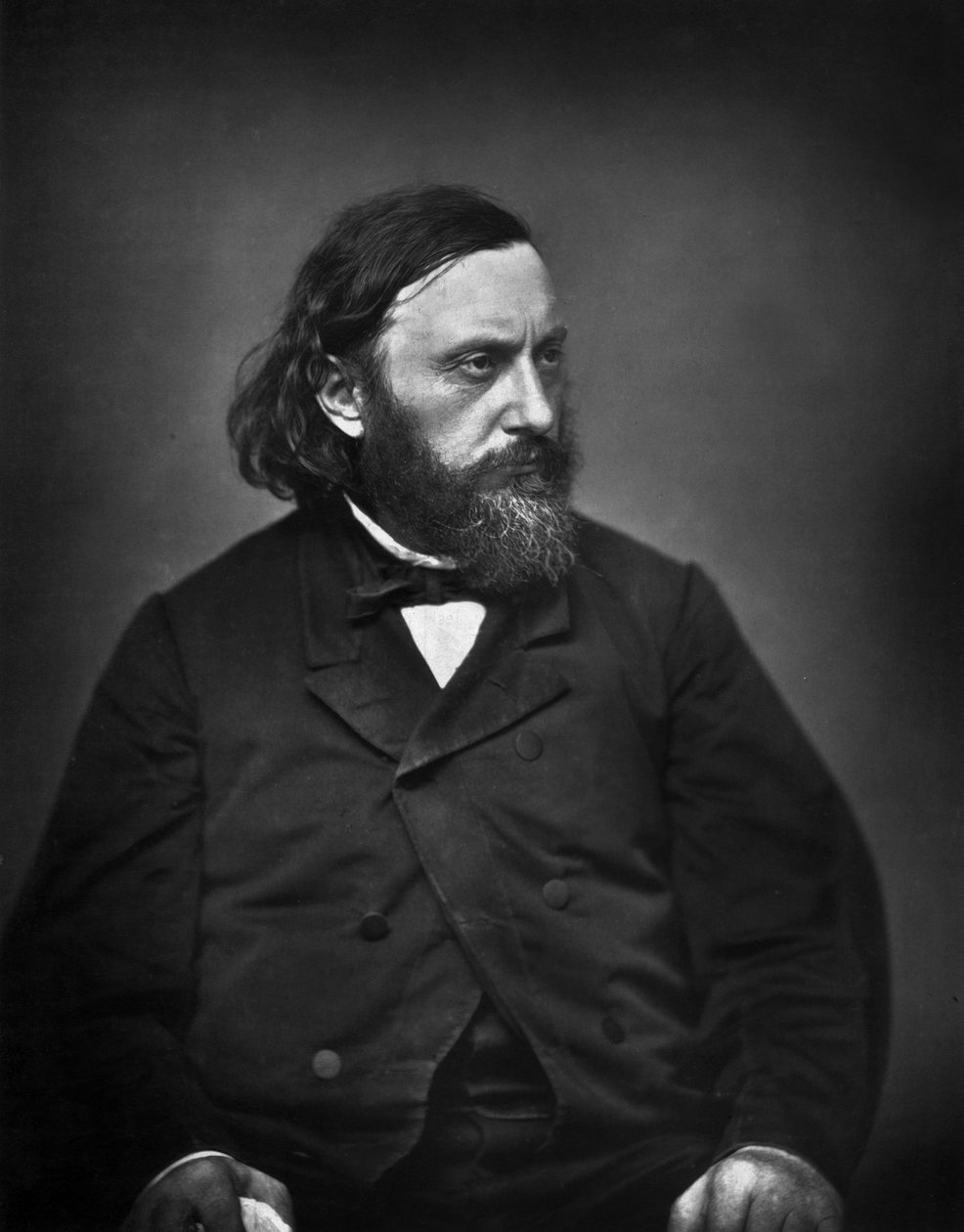 Pierre Dupont (1821-1870) französischer Dichter, Foto von Carjat von Etienne Carjat