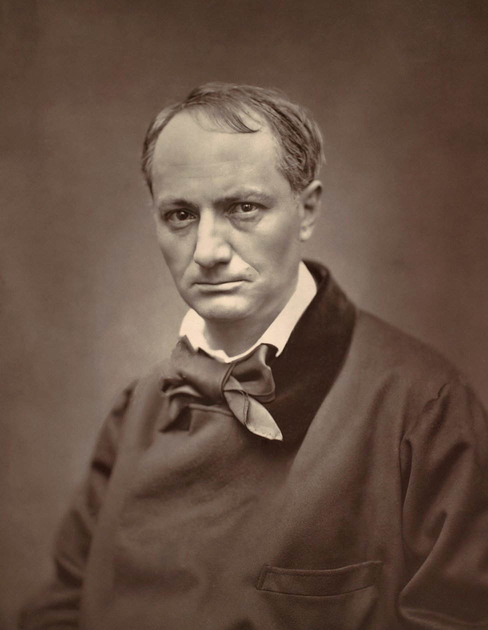 Porträt von Charles Baudelaire von Etienne Carjat