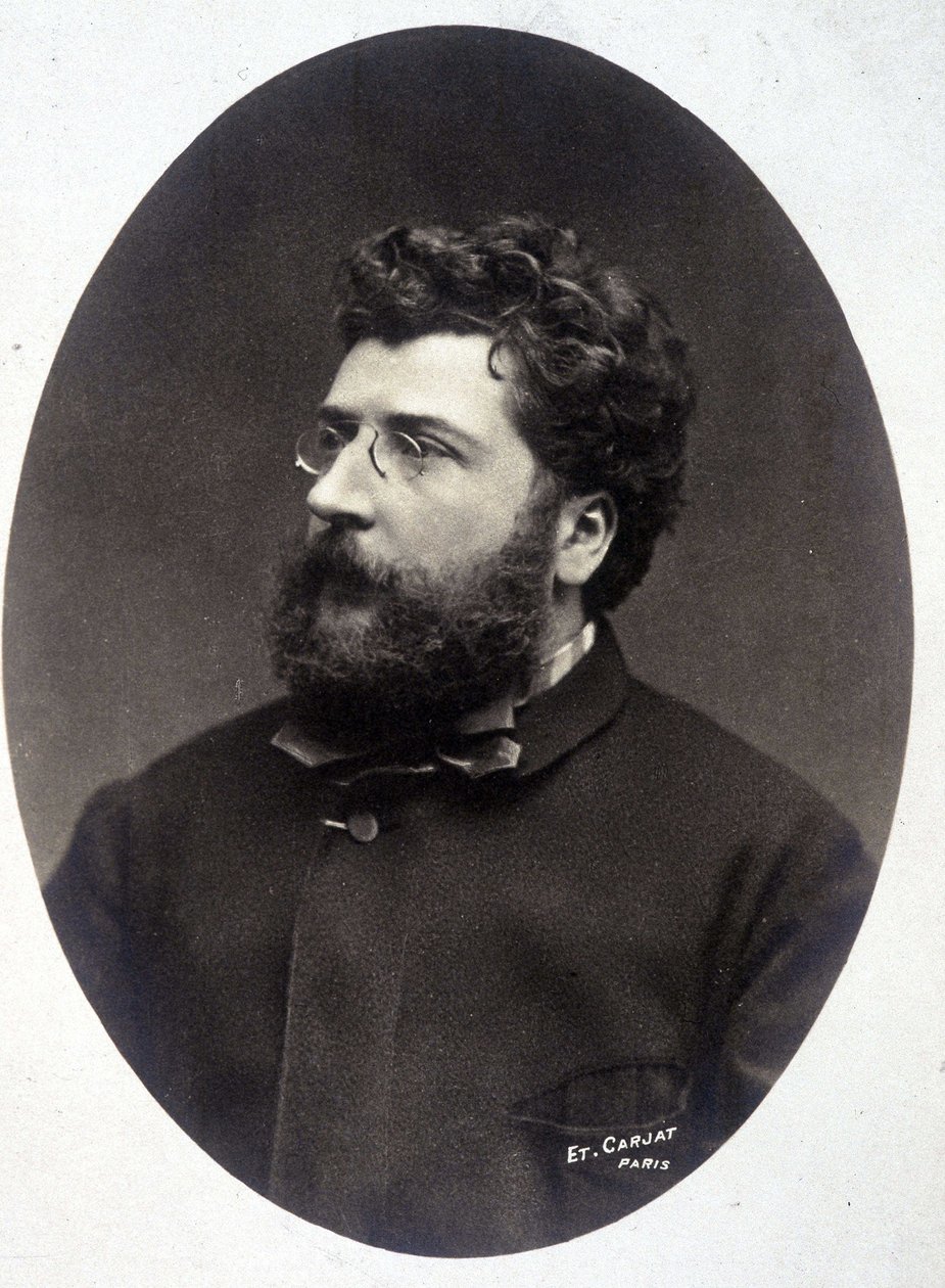Porträt des Komponisten Georges Bizet von Etienne Carjat
