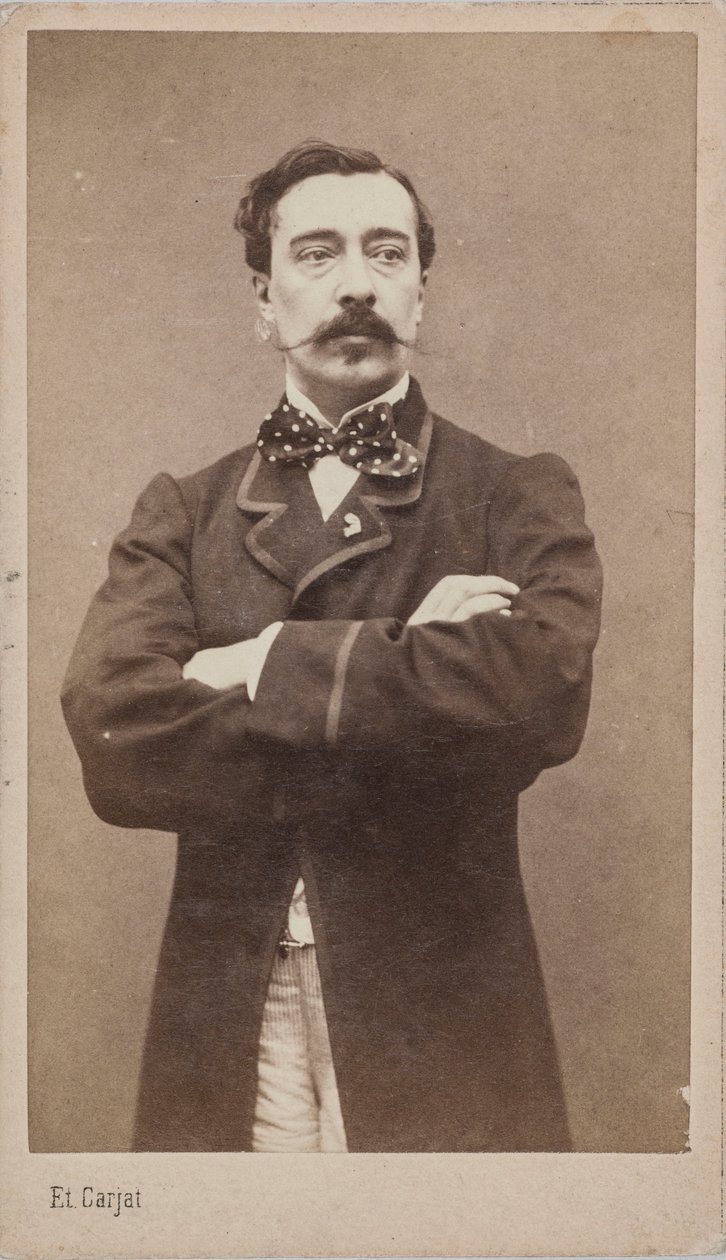 Porträt des Malers Alfred Stevens von Etienne Carjat