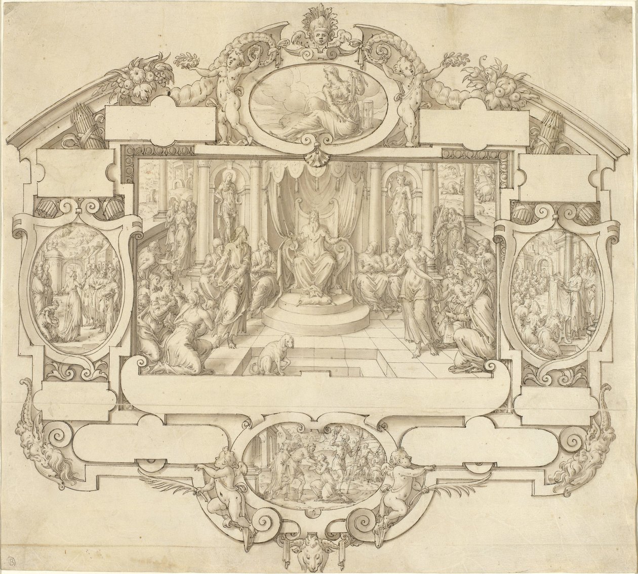 Allegorie auf die Rechtsprechung von Etienne Delaune