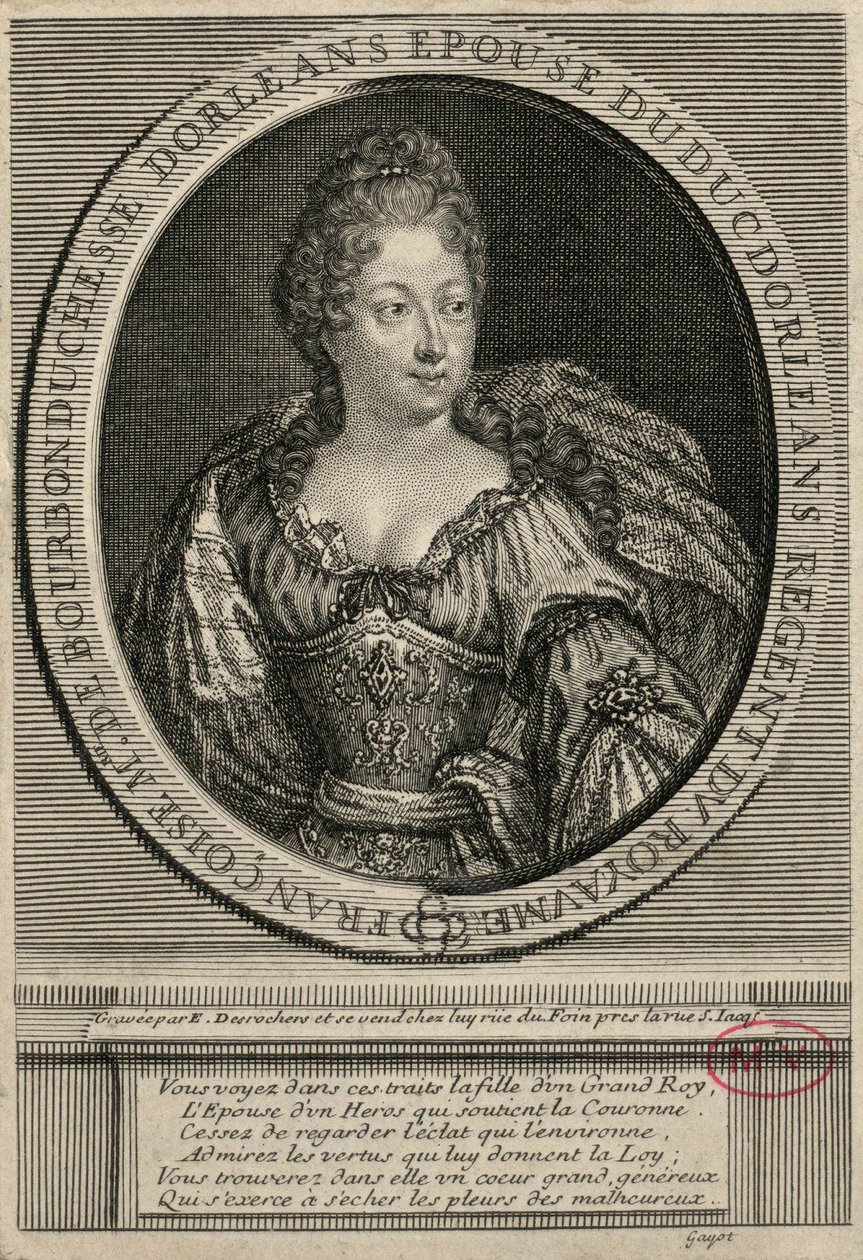 Françoise-Marie de Bourbon von Etienne Jehandier Desrochers