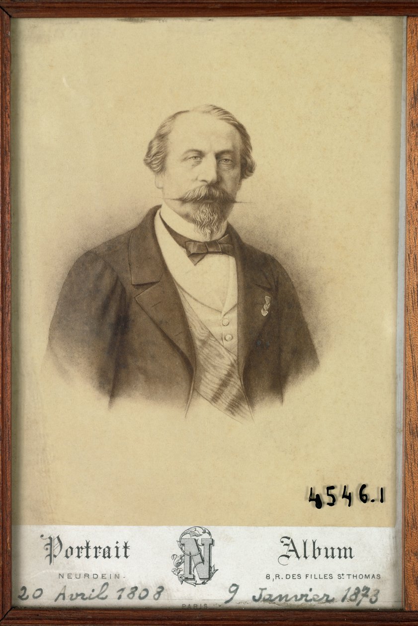 Porträt von Kaiser Napoleon III von Etienne & Neurdein Louis Antonin (1846 p. 1915) Neurdein