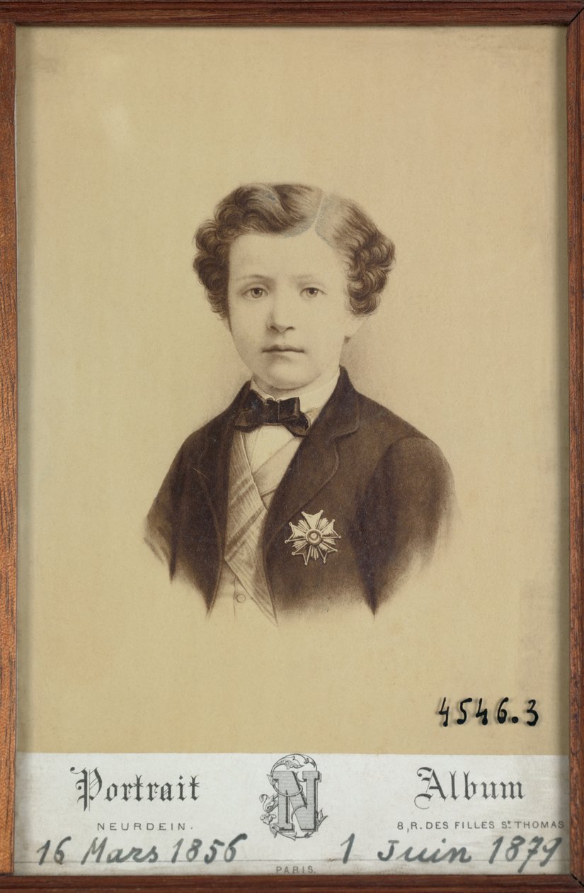 Porträt des Prinzen Imperial von Etienne & Neurdein Louis Antonin (1846 p. 1915) Neurdein