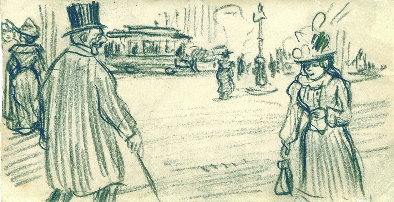Auf der Straße von Eugeen van Mieghem