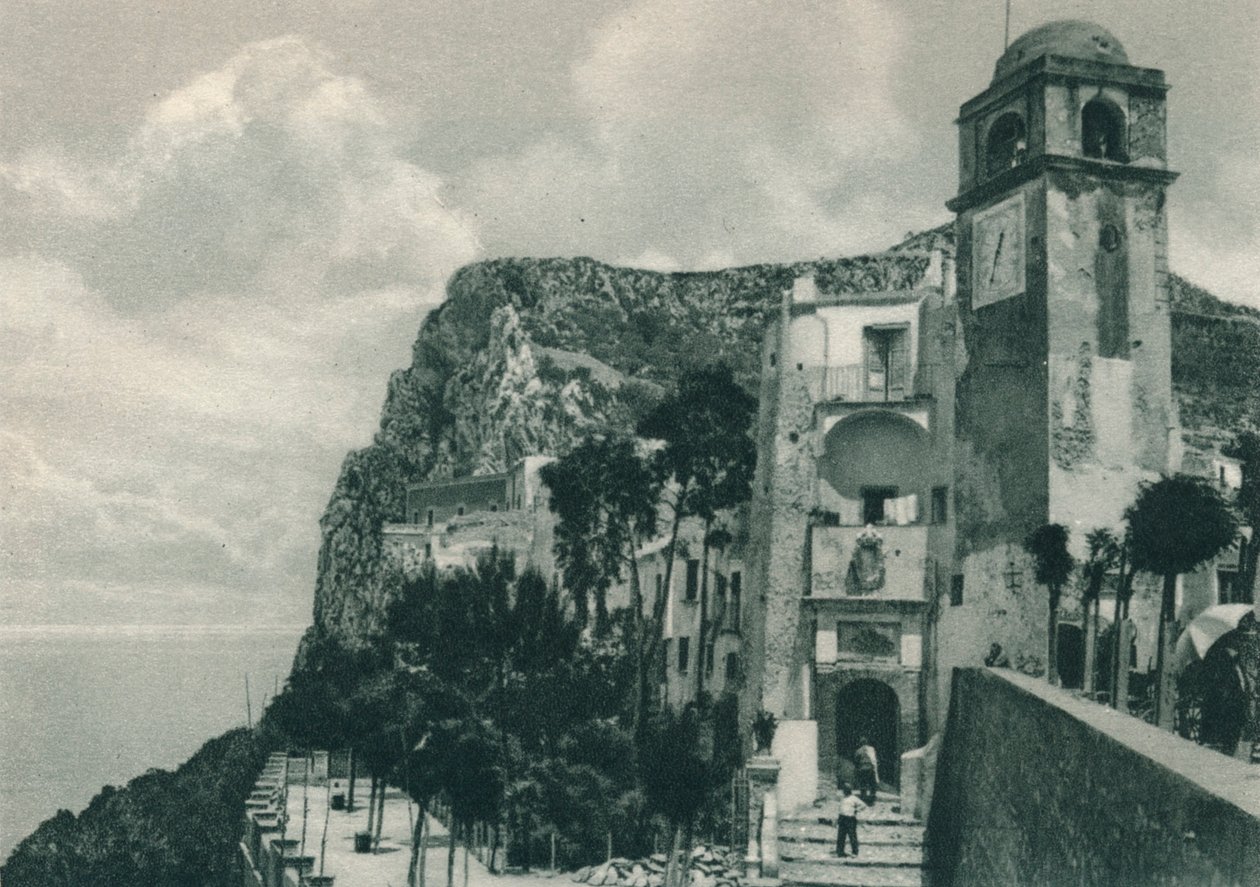 Kirche am Ufer, Capri, Italien, 1927 von Eugen Poppel