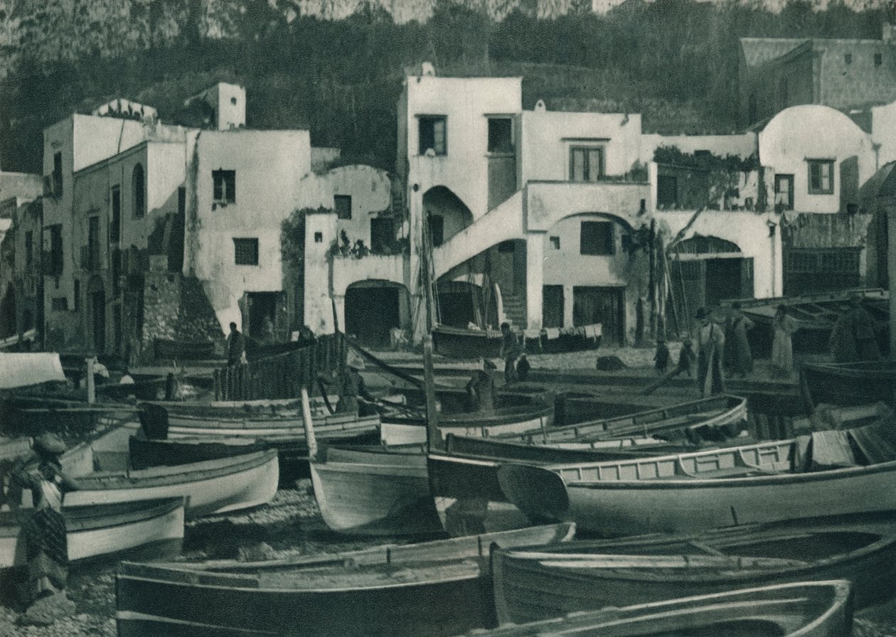 Marina Grande, Capri, Italien, 1927 von Eugen Poppel