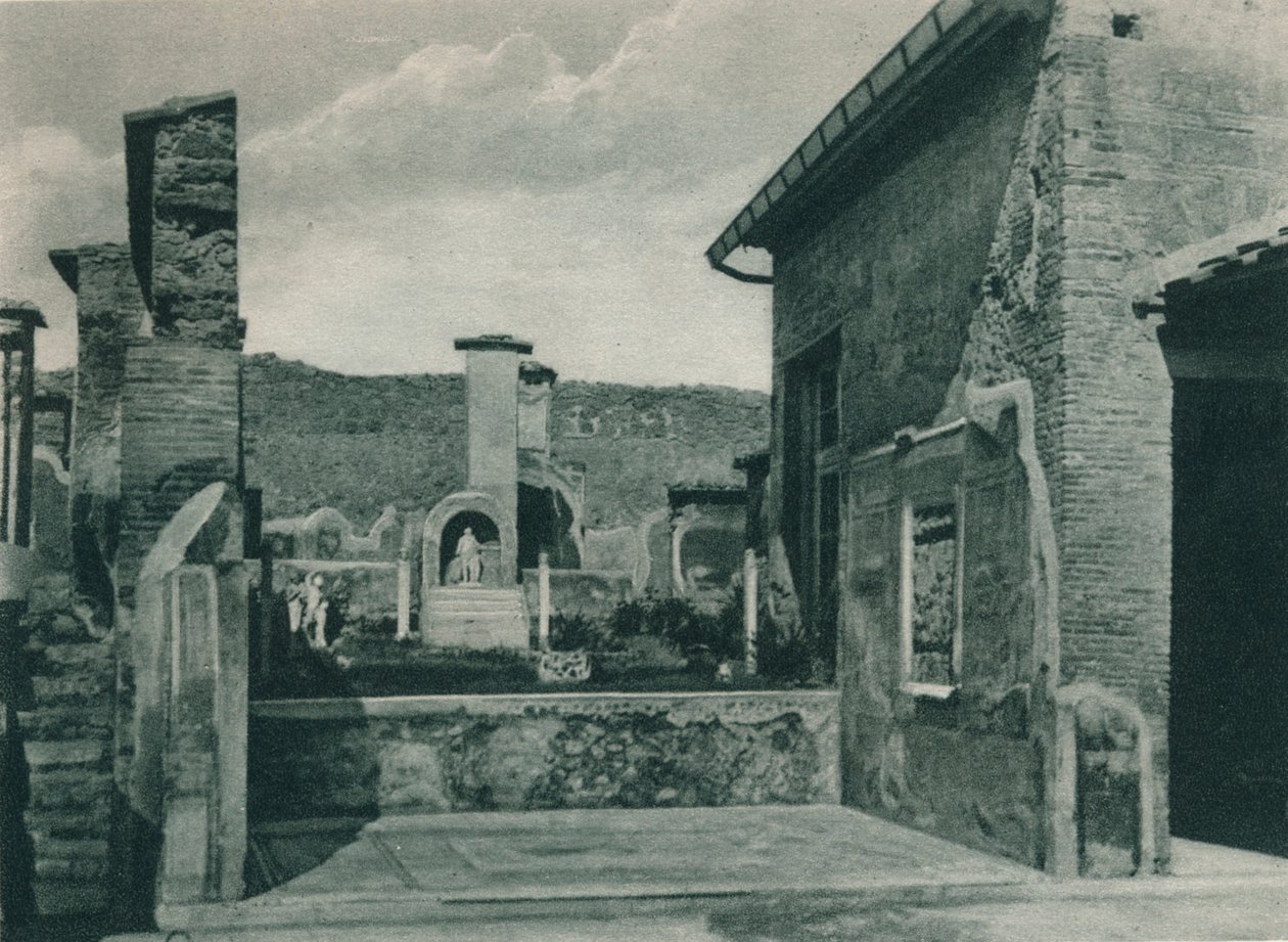 Straße zum Forum hinauf, Pompeji, Italien von Eugen Poppel