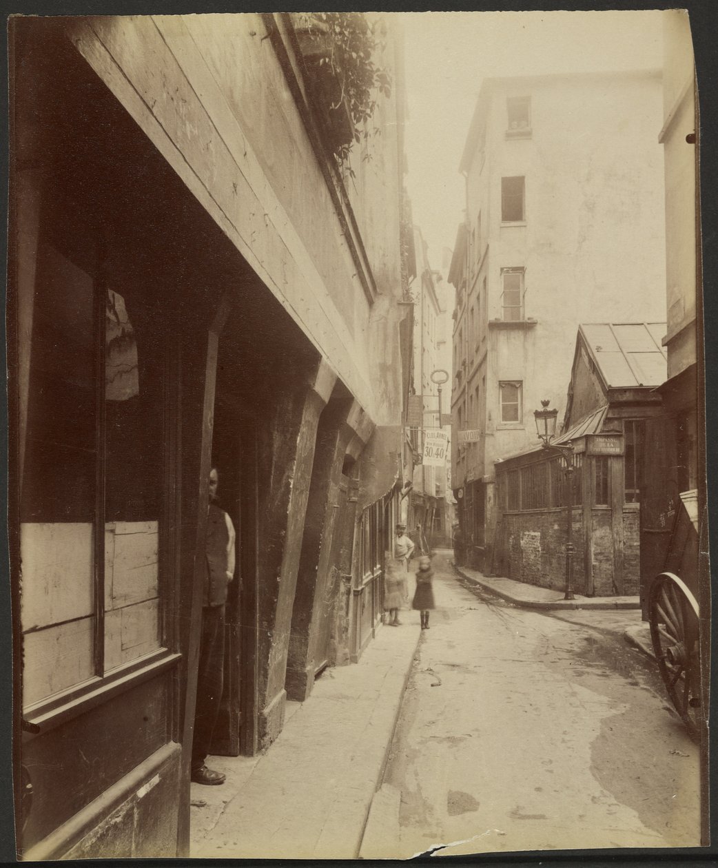 An der Ecke der Rue de Venise, Nr. 14 (4.) von Eugène Atget