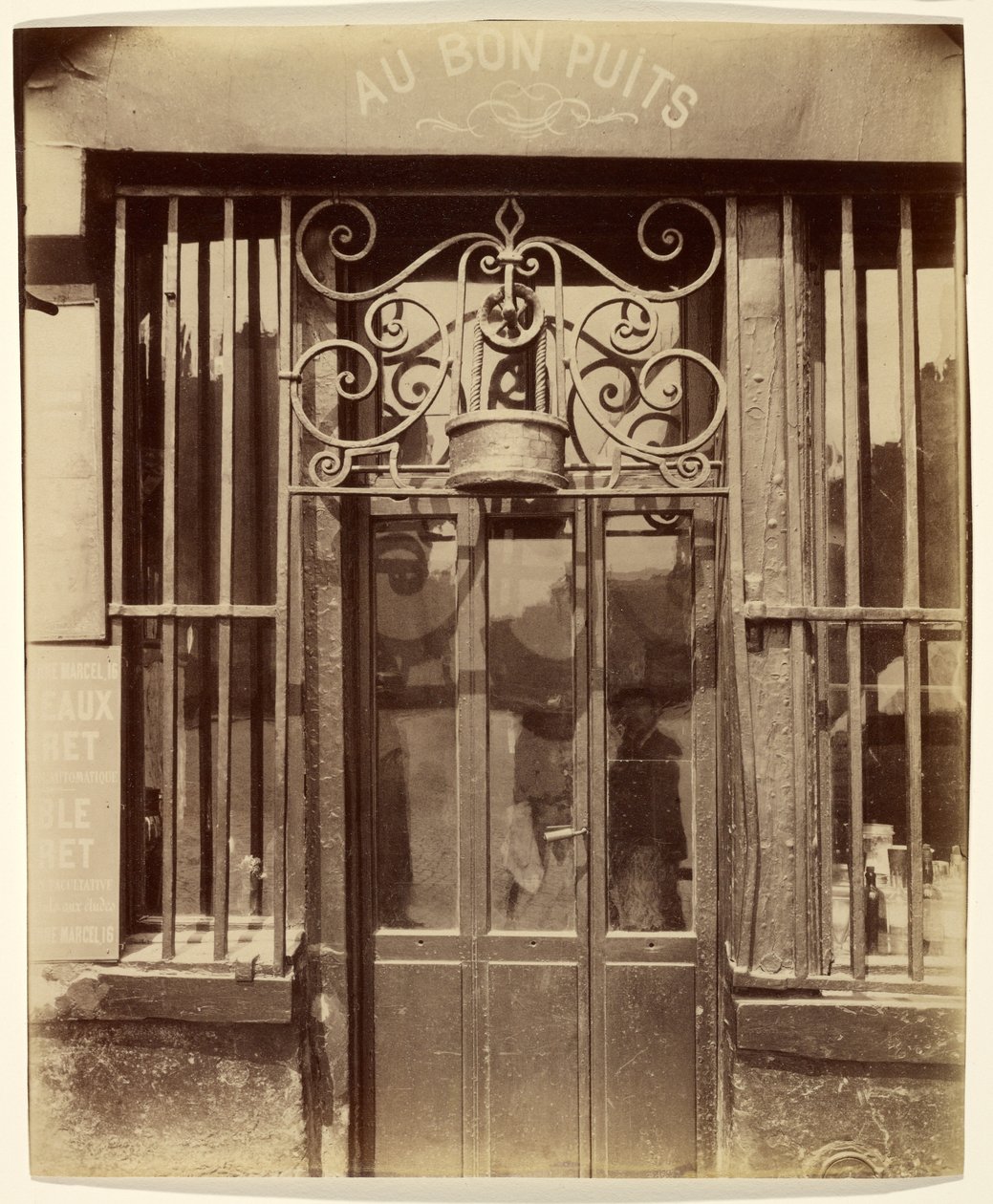 Au bon puits, Rue Michel Le Conte 36 (IIIe) von Eugène Atget