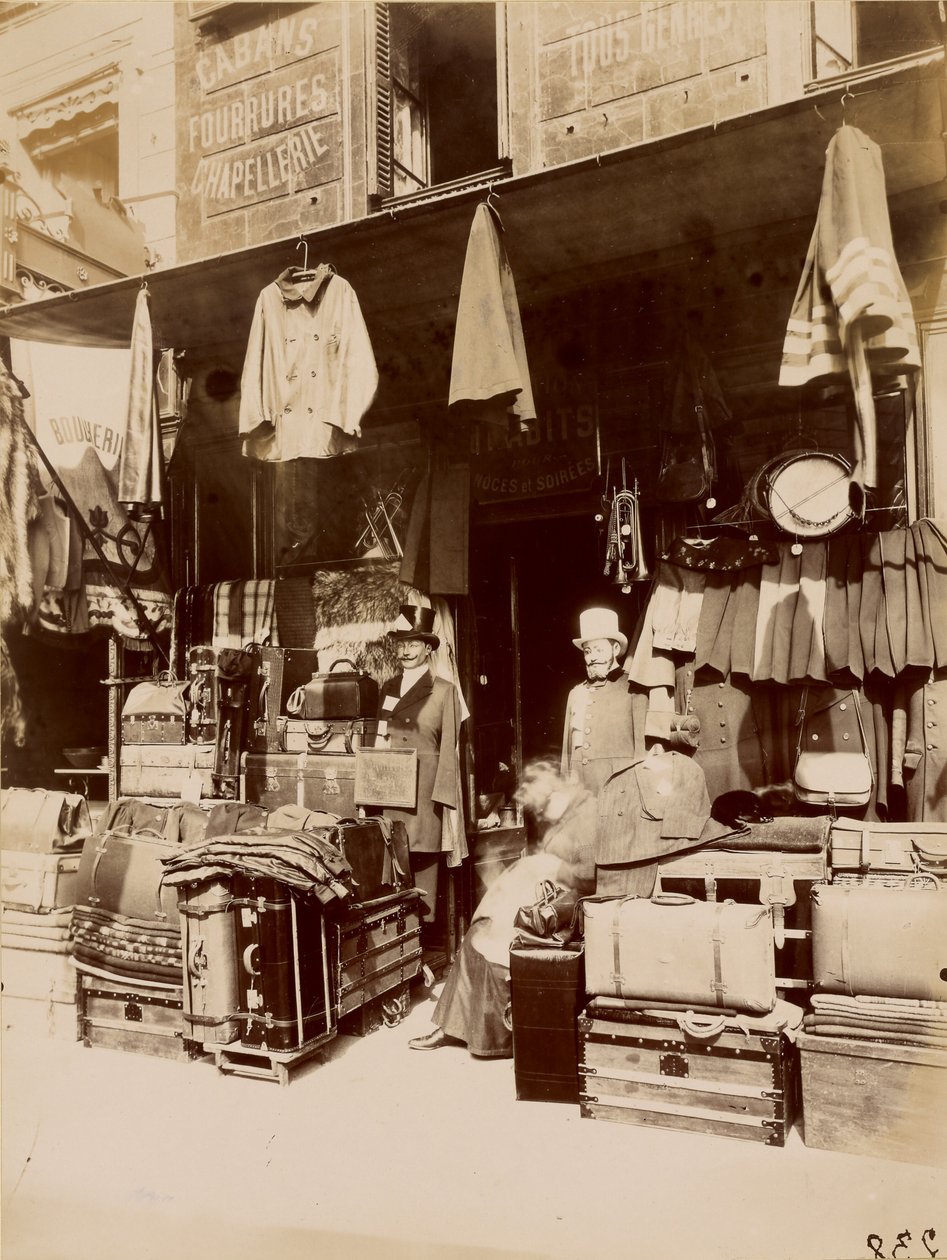 Geschäft in der Rue du Petit Thomas von Eugène Atget