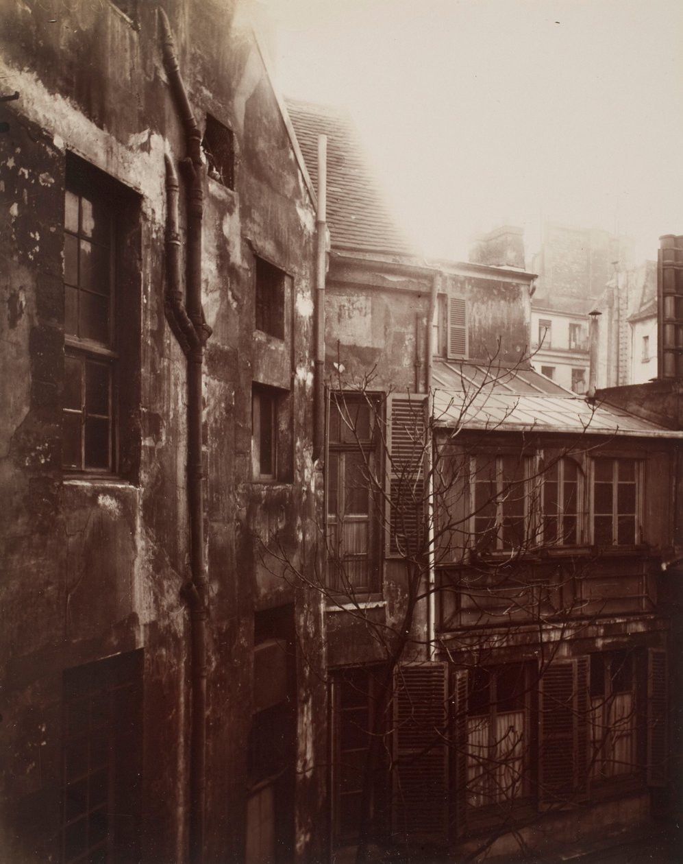 Hof in Rouen von Eugène Atget