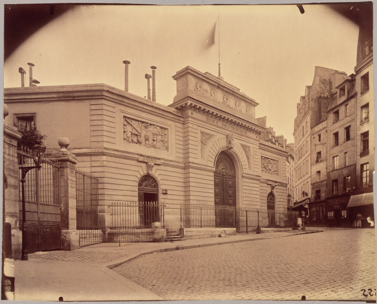 École polytechnique, rue Descartes von Eugène Atget