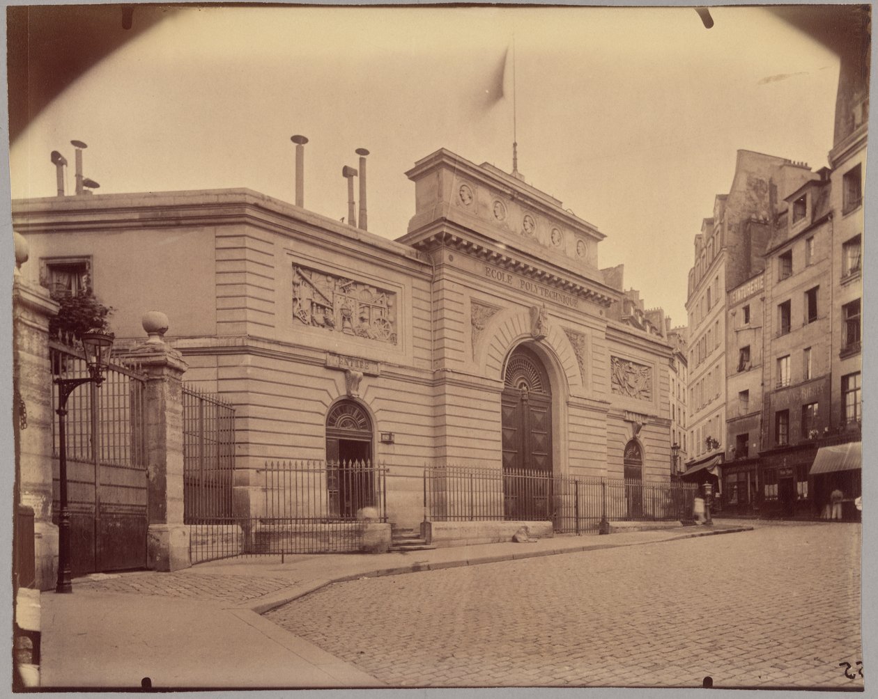 École polytechnique, Rue Descartes von Eugène Atget