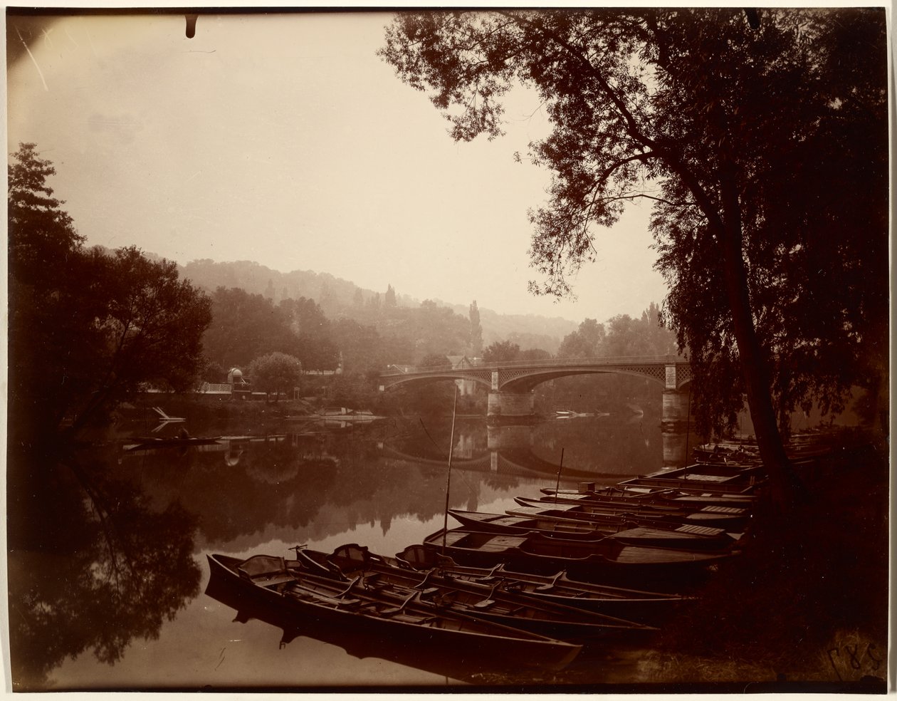 Die Marne bei La Varenne von Eugène Atget