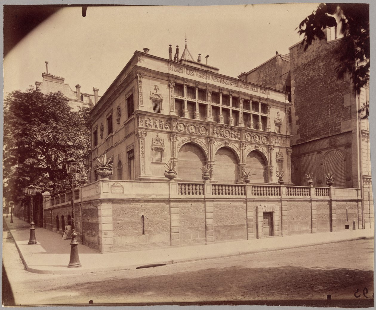 Maison François, Cours-la-Reine von Eugène Atget