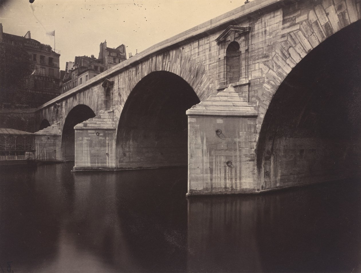Pont Marie, 1912 (Foto) von Eugène Atget