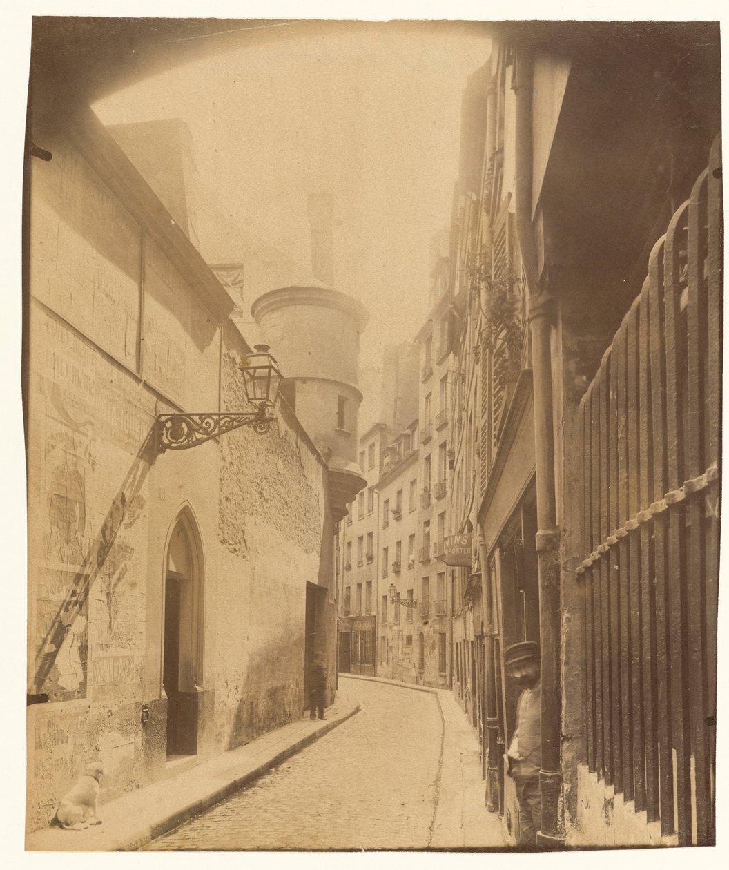 Straße des Rathauses von Eugène Atget