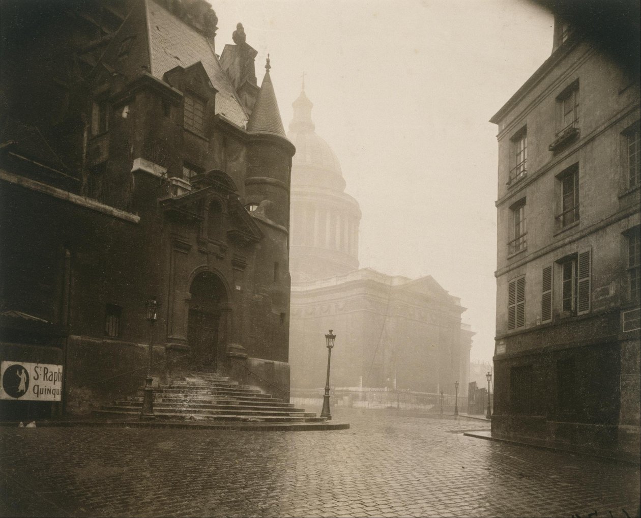 Rue de la Montagne Sainte-Geneviève von Eugène Atget