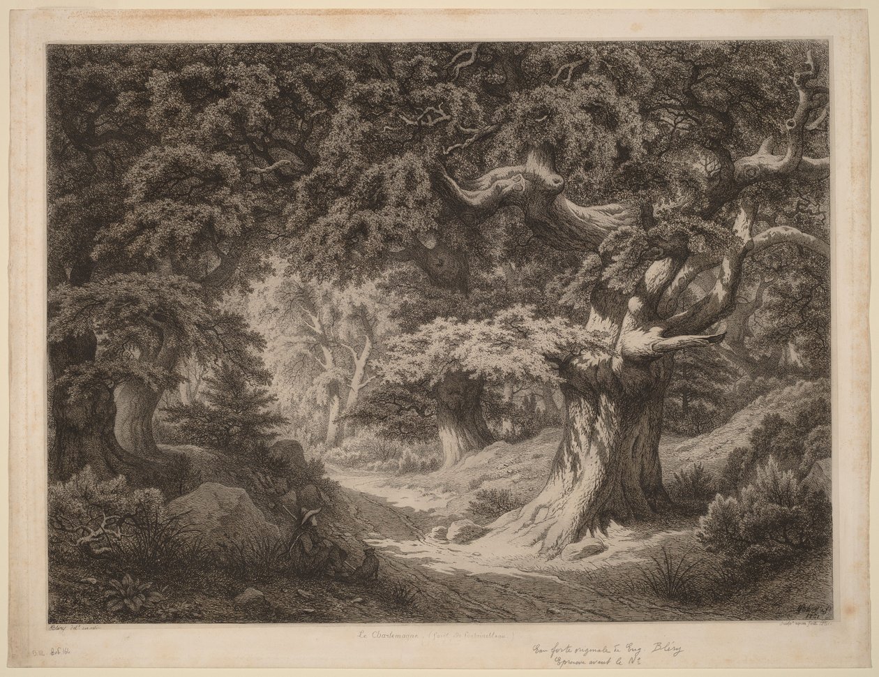Charlemagne (Wald von Fontainebleau) von Eugene Bléry