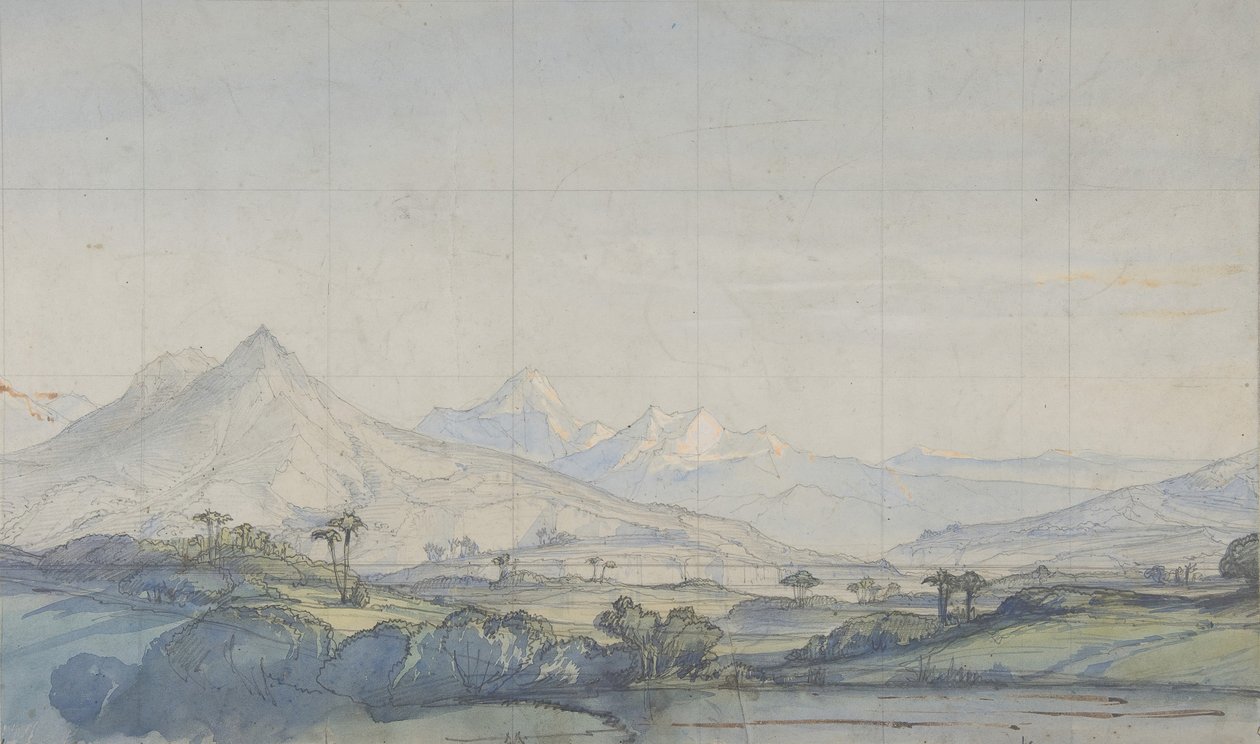 Entwurf für ein Bühnenbild an der Opéra, Paris, 1828-90 von Eugene Ciceri