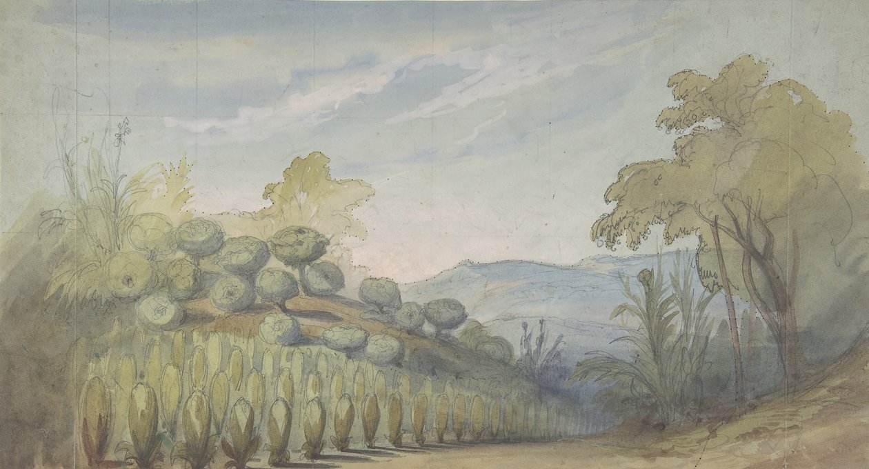 Entwurf für ein Bühnenbild an der Opéra, Paris von Eugene Ciceri