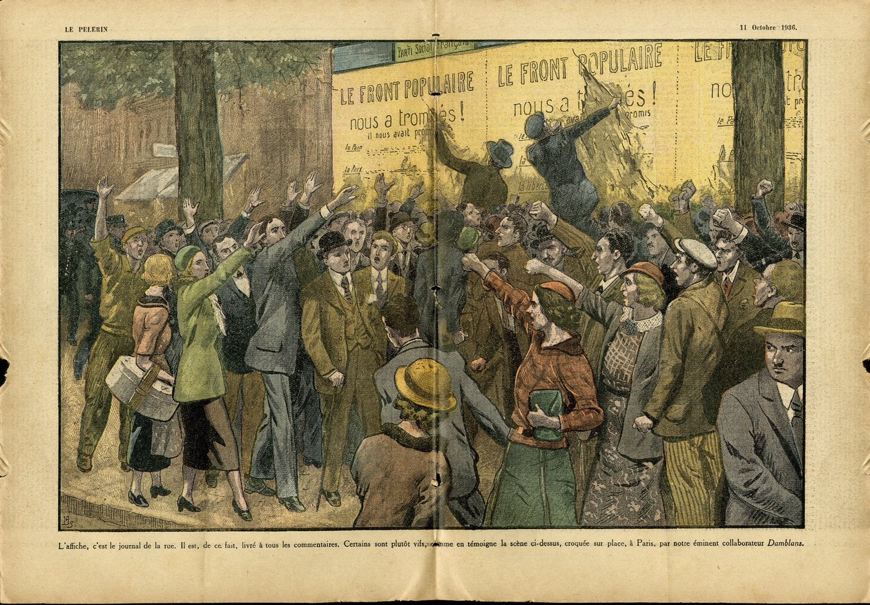 Illustration von Eugene Damblans (1865-1945) in Le Pelerin von Eugene Damblans