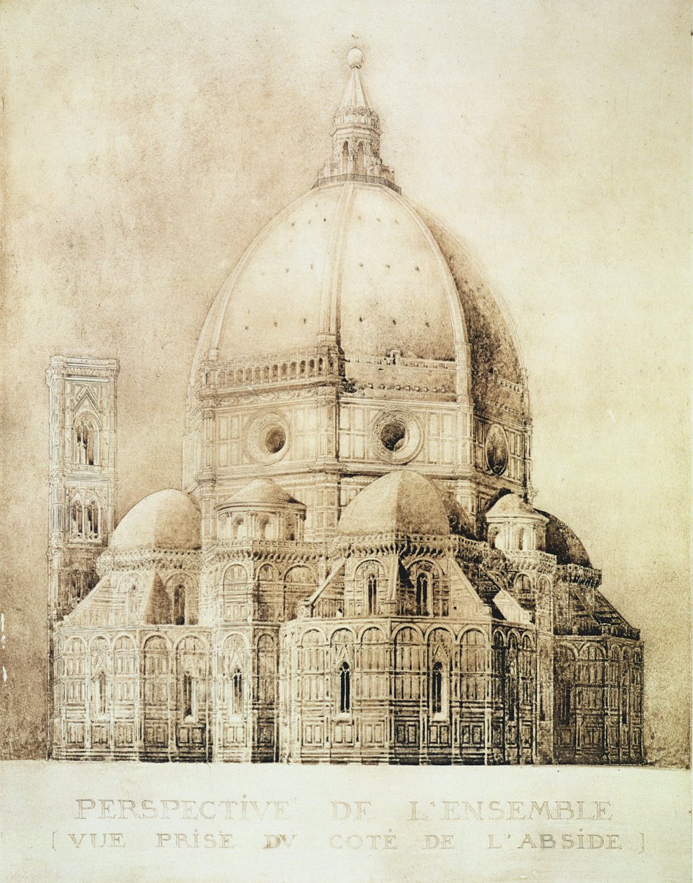 Kathedrale von Florenz von Osten, aus 