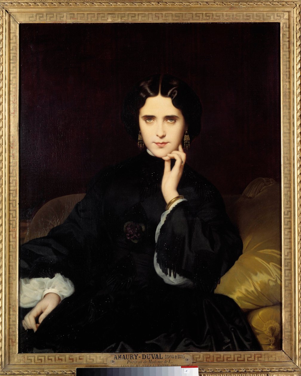 Porträt von Madame de Loynes (1837-1908) von Eugene Emmanuel Amaury Duval
