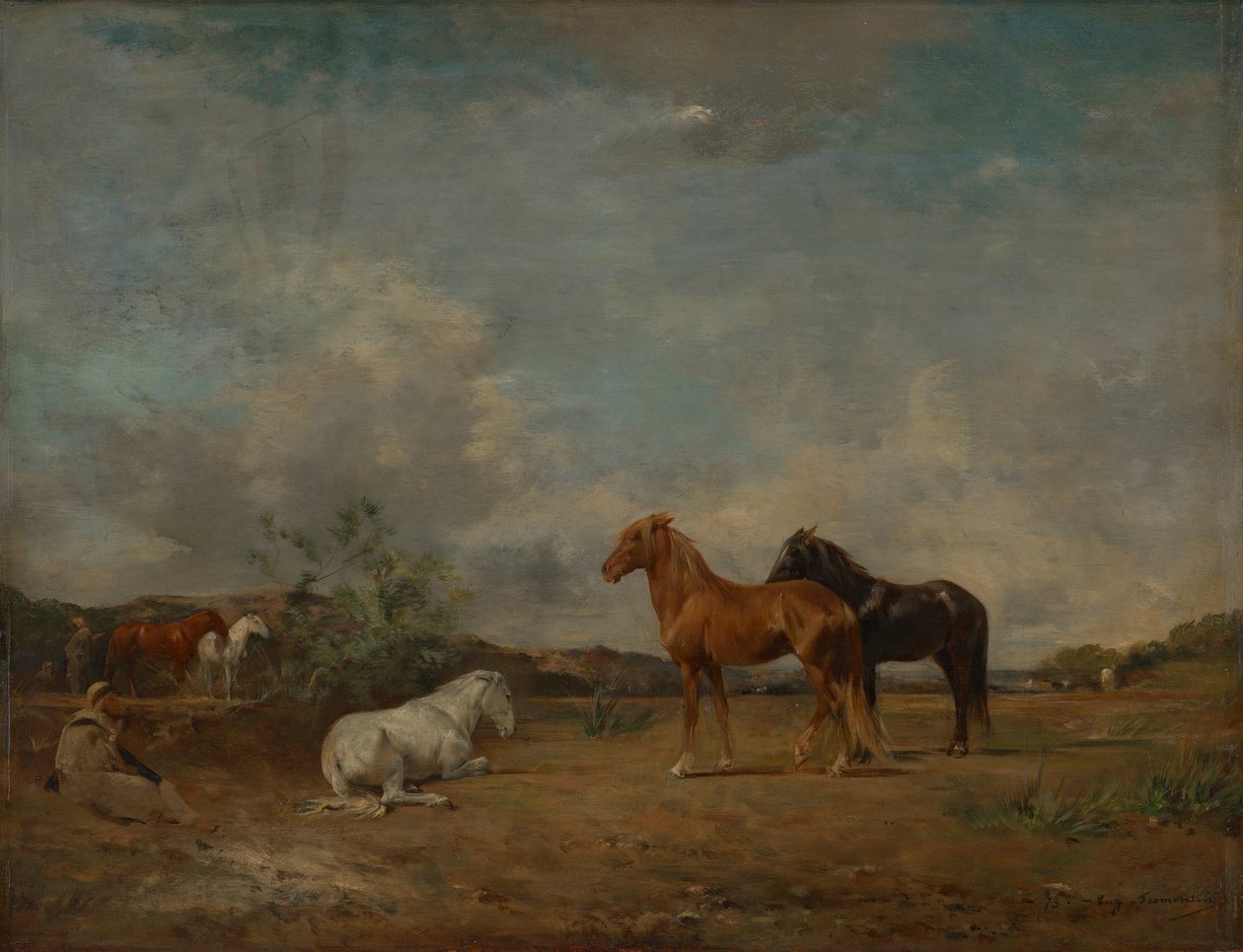 Arabisches Lager von Eugène Fromentin