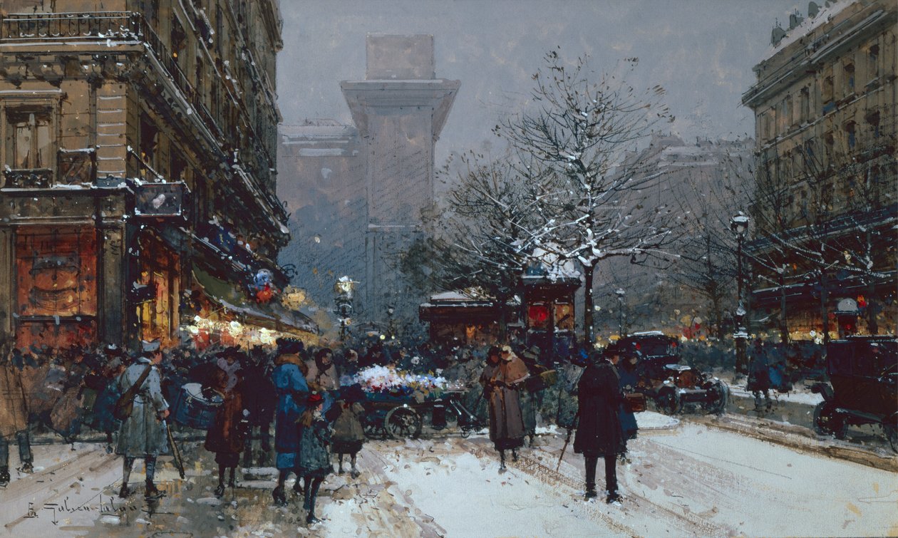 Porte St. Denis, Paris von Eugene Galien Laloue